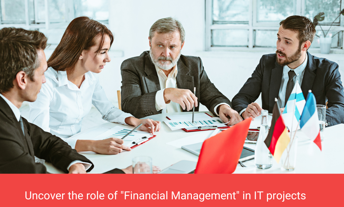 IT Director strategizing for effective financial management in IT projects.