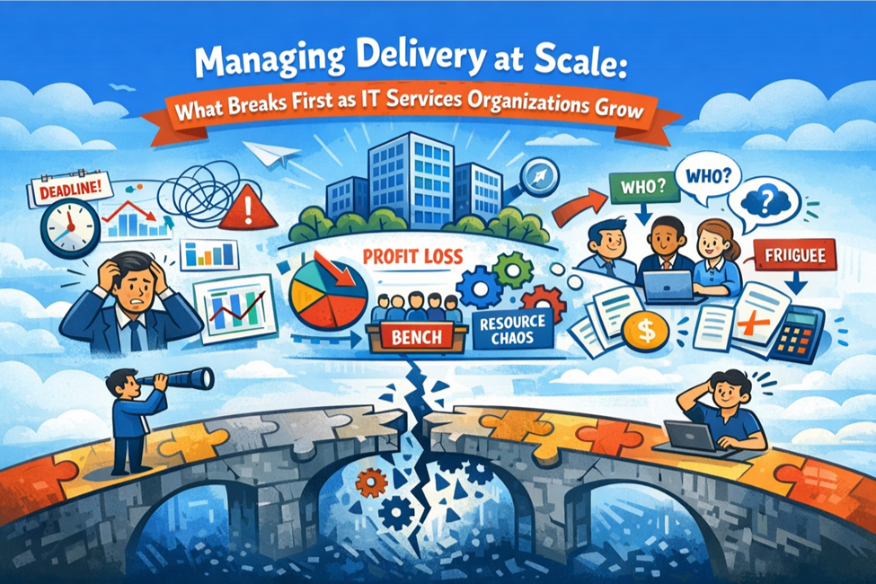 Managing Delivery at Scale: What Breaks First in Growing IT Services Firms.