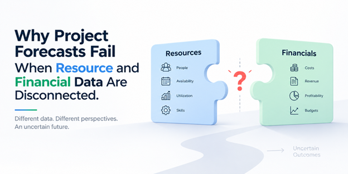 Why project forecasts fail when resource and financial data are disconnected